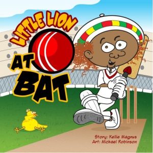 Little Lion at Bat